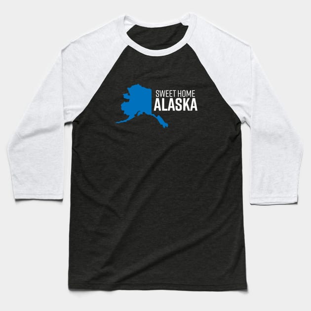 Alaska Sweet Home Baseball T-Shirt by Novel_Designs